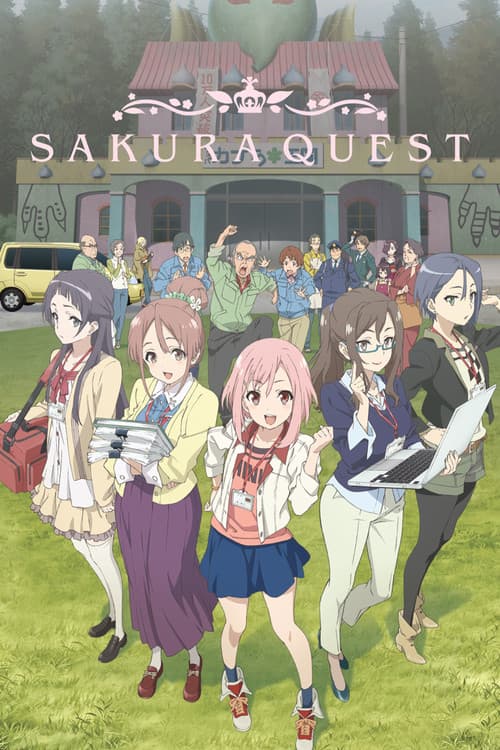 Sakura Quest official trailer poster