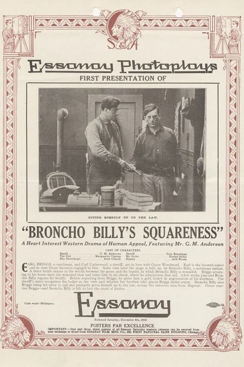 Broncho Billy's Squareness official trailer poster