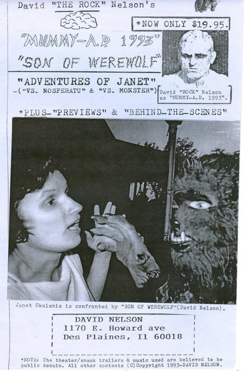The Adventures of Janet: Janet vs Werewolf official trailer poster