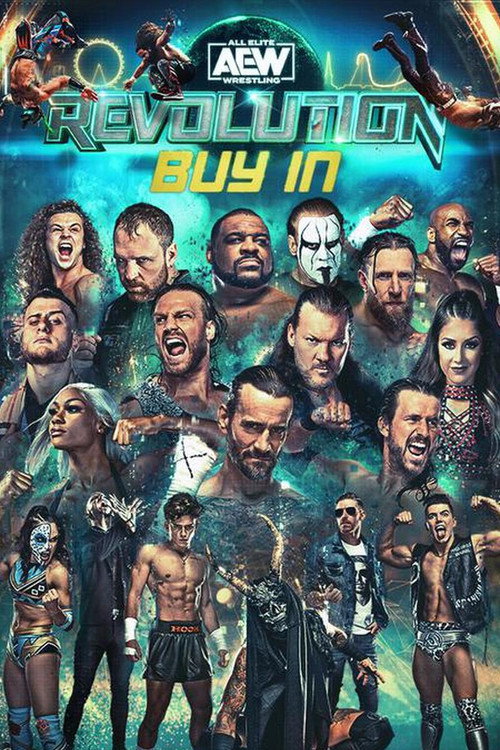 AEW Revolution 2022: The Buy-In official trailer poster