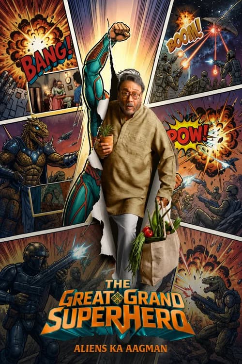 The Great Grand Superhero: Aliens Ka Aagman official trailer poster