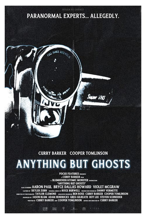 Anything but Ghosts official trailer poster