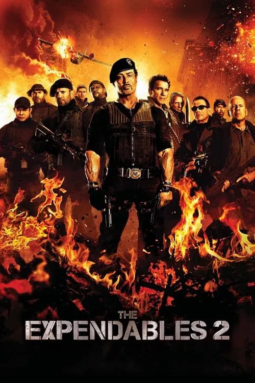 The Expendables 2 official trailer poster