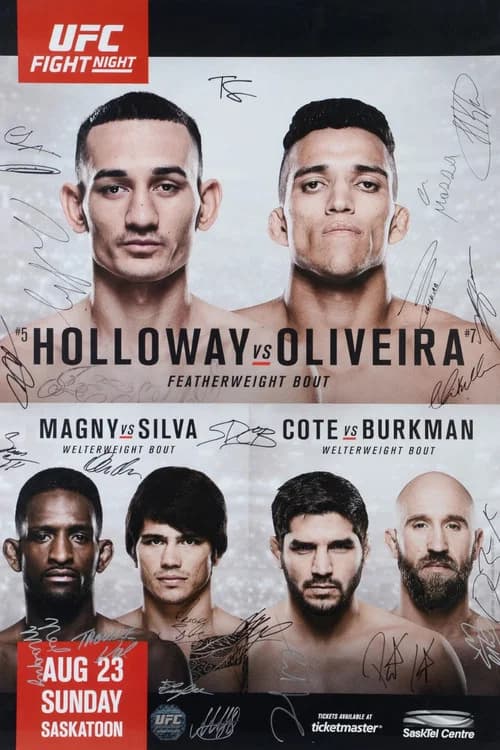 UFC Fight Night 74: Holloway vs. Oliveira official trailer poster