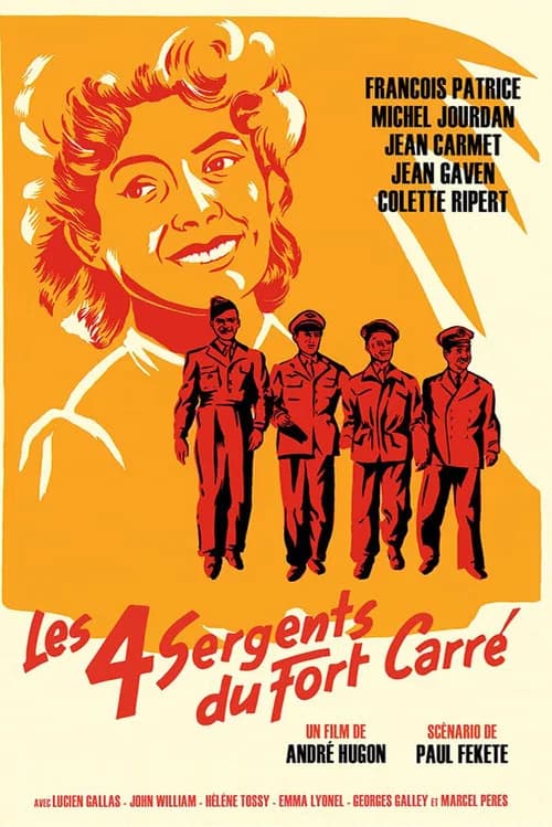 Les Quatre Sergents du Fort Carré official trailer poster