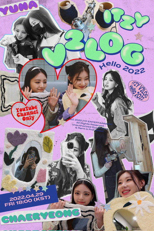 ITZY V2LOG: Hello 2022 official trailer poster