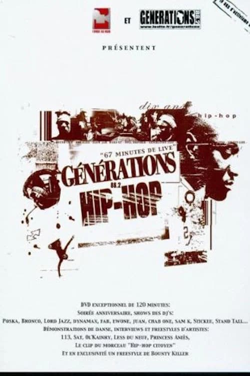 Générations Hip Hop official trailer poster