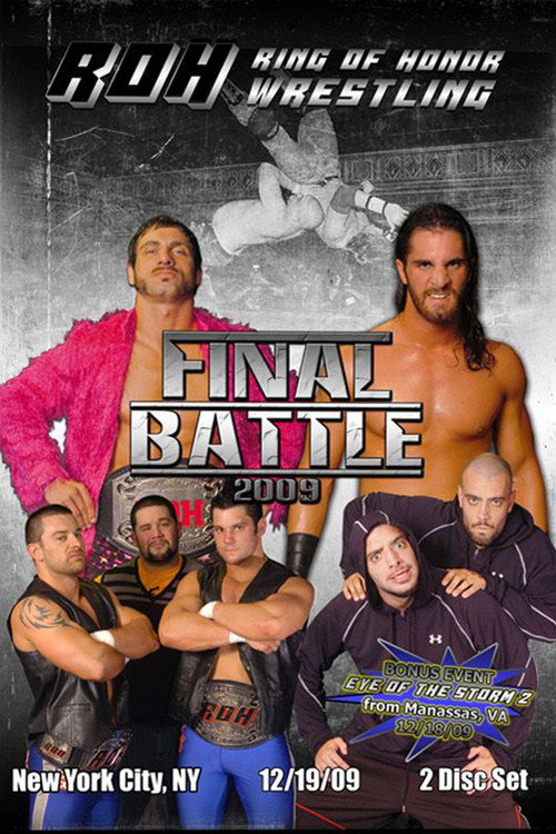 ROH Final Battle 2009 official trailer poster