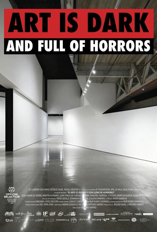 Art Is Dark and Full of Horrors official trailer poster