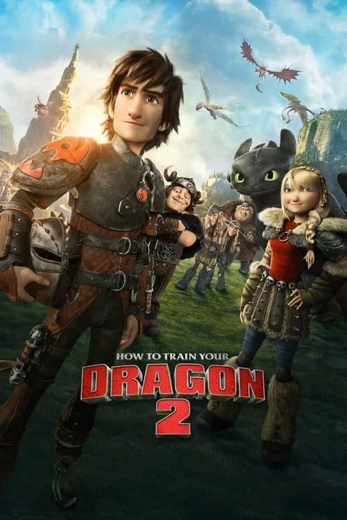 How to Train Your Dragon 2 official trailer poster