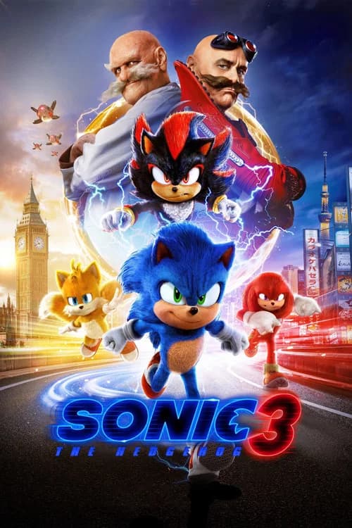 Sonic the Hedgehog 3 official trailer poster
