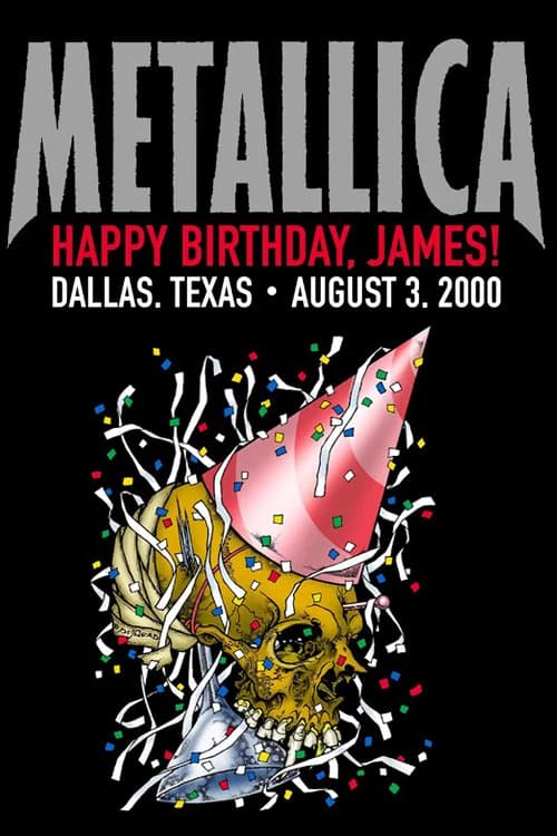 Metallica: Live in Dallas, Texas - August 3, 2000 official trailer poster