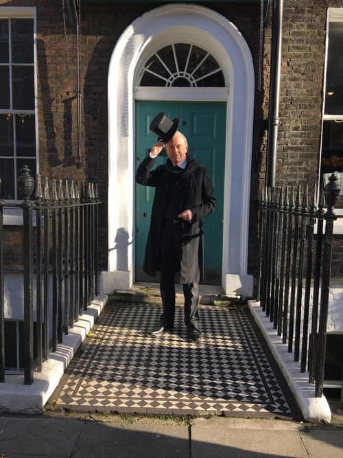 In Charles Dickens Footsteps with Gyles Brandreth official trailer poster