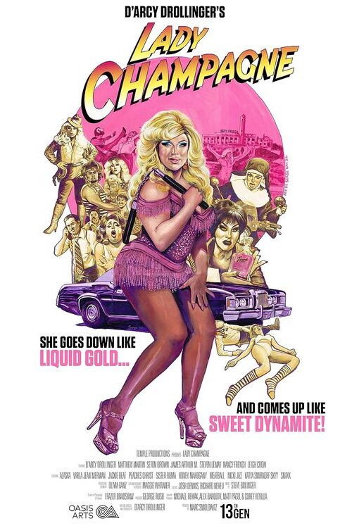 Lady Champagne official trailer poster