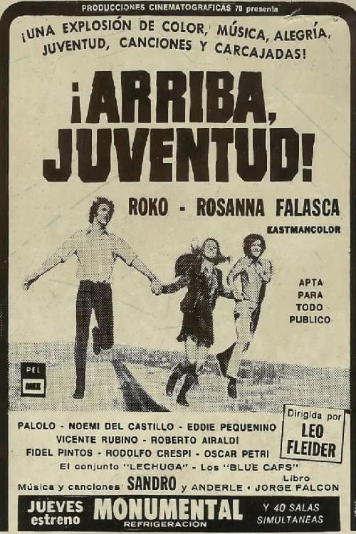 ¡Arriba juventud! official trailer poster