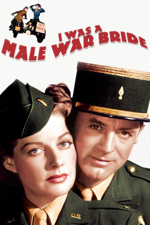 I Was a Male War Bride official trailer poster