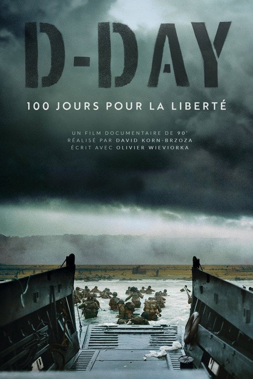 D-Day, 100 jours pour la liberté official trailer poster