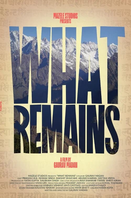 What Remains official trailer poster