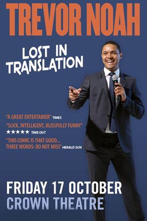 Trevor Noah: Lost In Translation official trailer poster