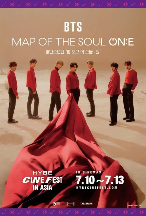 BTS MAP OF THE SOUL ON:E DVD official trailer poster