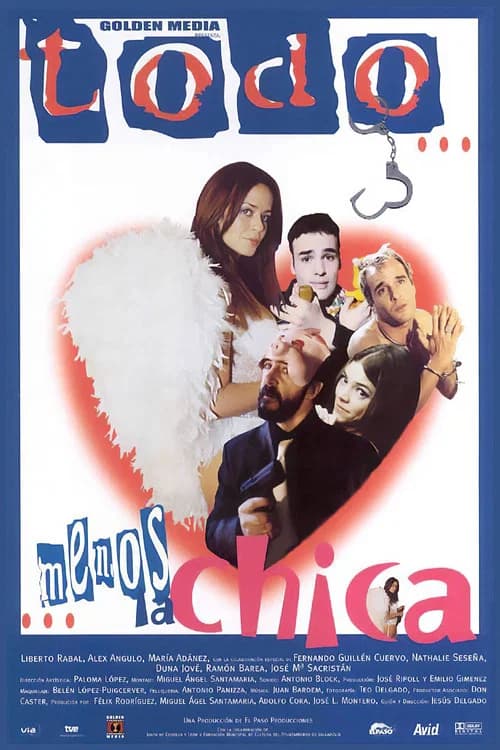 Todo menos la chica official trailer poster