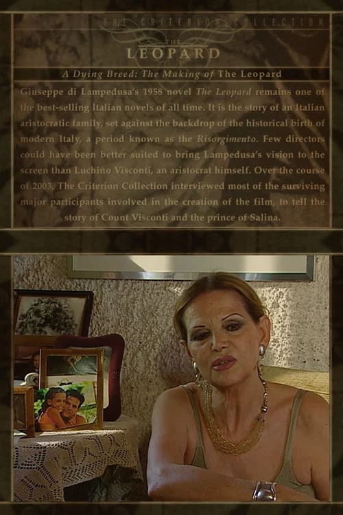 A Dying Breed: The Making of 'The Leopard' official trailer poster