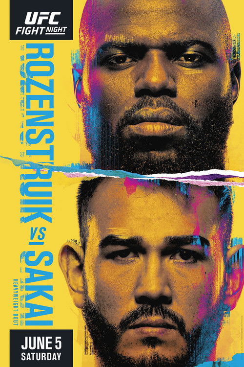 UFC Fight Night 189: Rozenstruik vs. Sakai official trailer poster