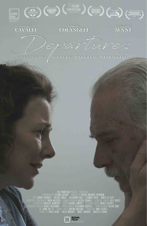Departures official trailer poster