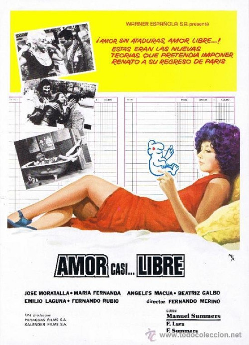 Amor casi... libre official trailer poster