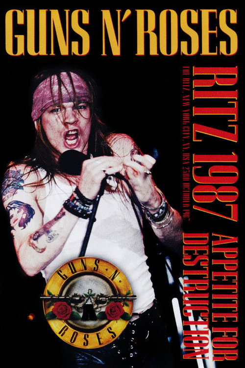 Guns N' Roses Live at The Ritz, NY 1987 official trailer poster