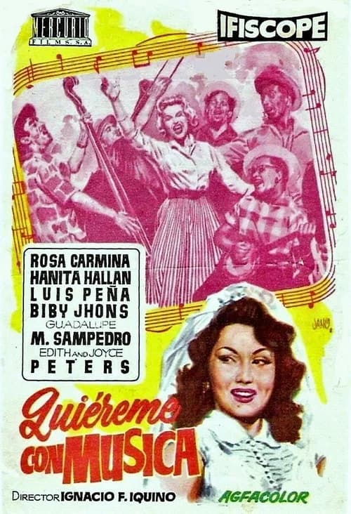 Quiéreme con música official trailer poster