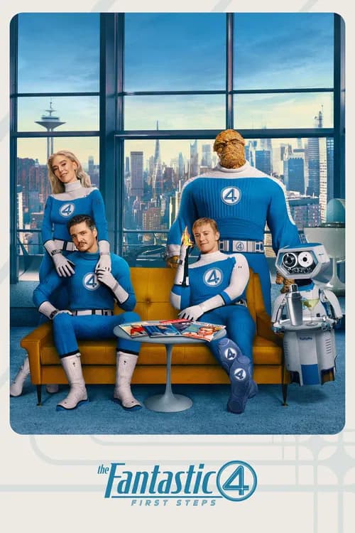 The Fantastic 4: First Steps official trailer poster