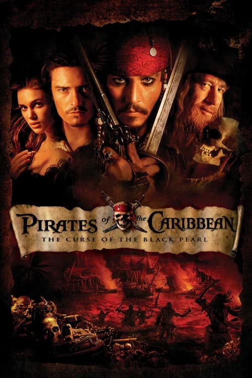 Pirates of the Caribbean: The Curse of the Black Pearl official trailer poster