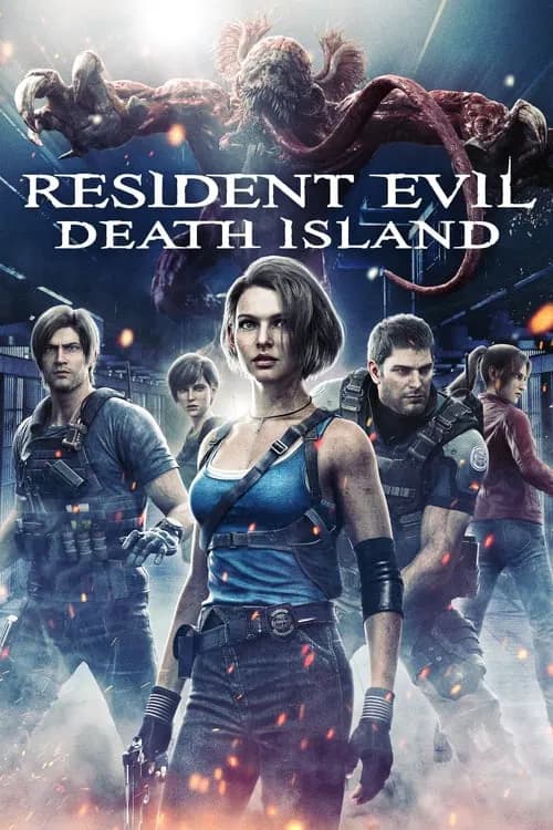 Resident Evil: Death Island official trailer poster