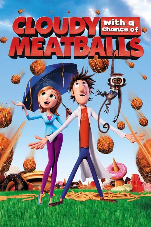 Cloudy with a Chance of Meatballs official trailer poster