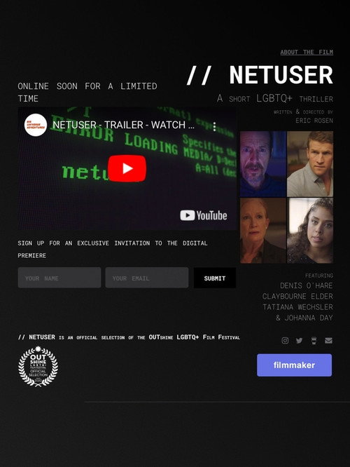 Netuser official trailer poster
