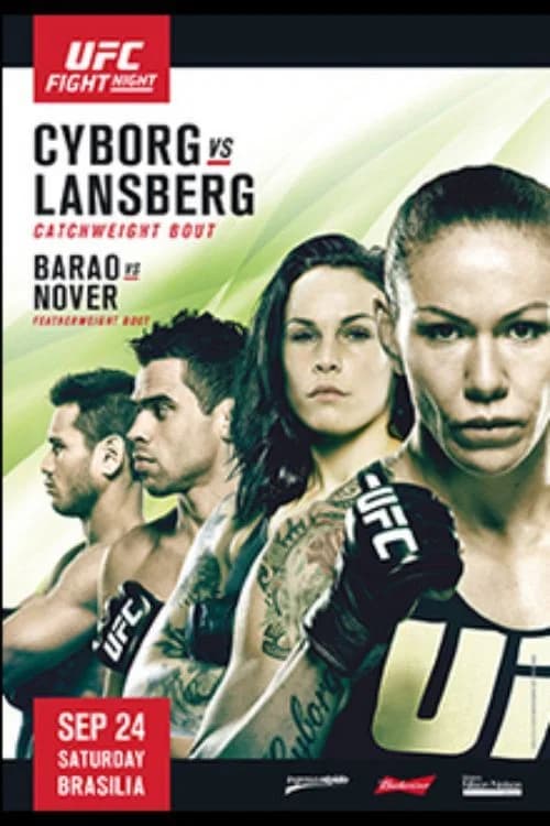 UFC Fight Night 95: Cyborg vs. Lansberg official trailer poster
