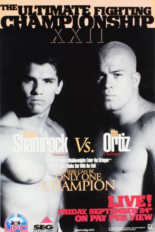 UFC 22: Only One Can be Champion official trailer poster