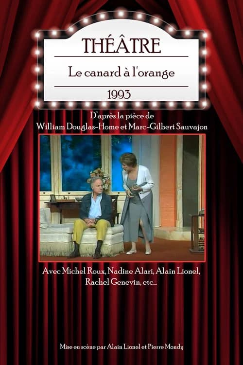 Le Canard à l'orange official trailer poster