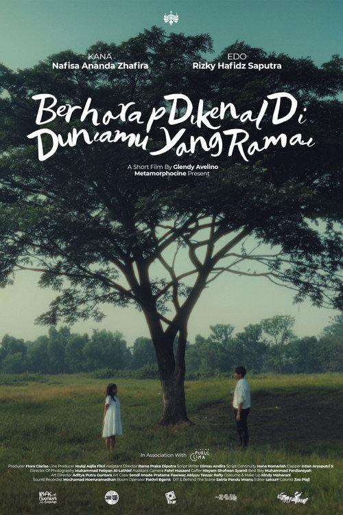 Berharap Dikenal Di Duniamu Yang Ramai official trailer poster