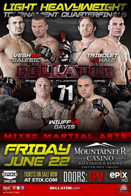 Bellator 71 official trailer poster