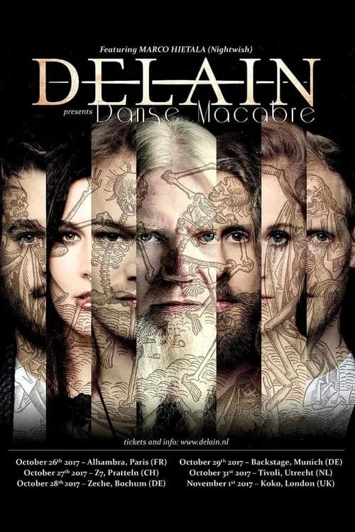 Delain - Danse Macabre live at TivoliVredenburg official trailer poster