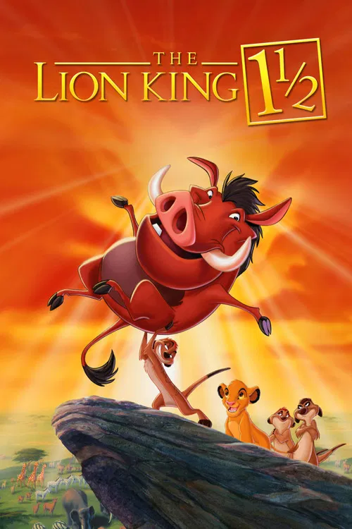 The Lion King 1½ official trailer poster