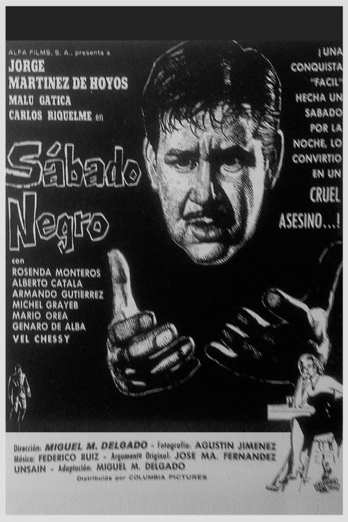 Sábado negro official trailer poster