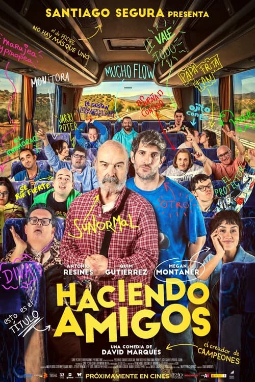 Haciendo amigos official trailer poster