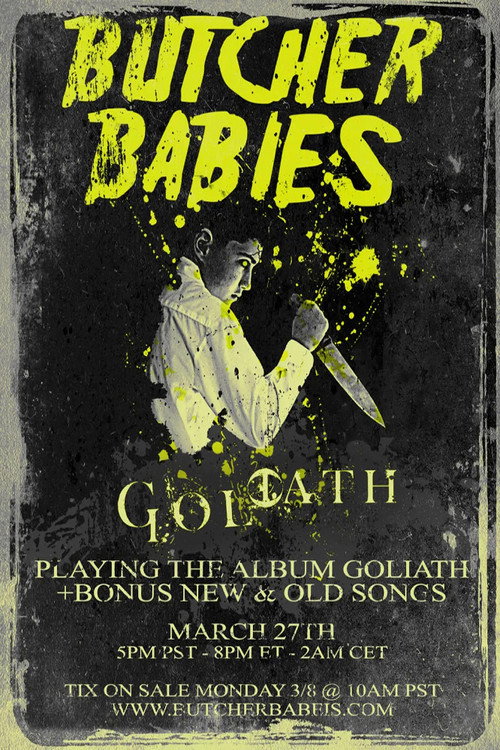 Goliath - Live Streaming Event by Butcher Babies official trailer poster