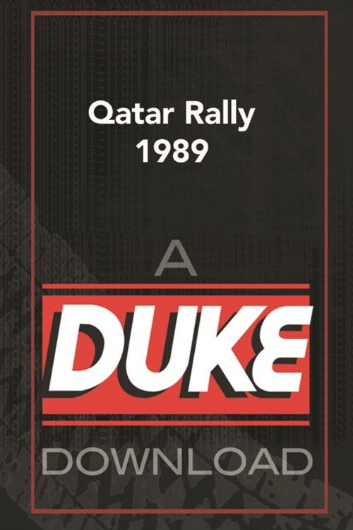 Qatar Rally 1989 official trailer poster