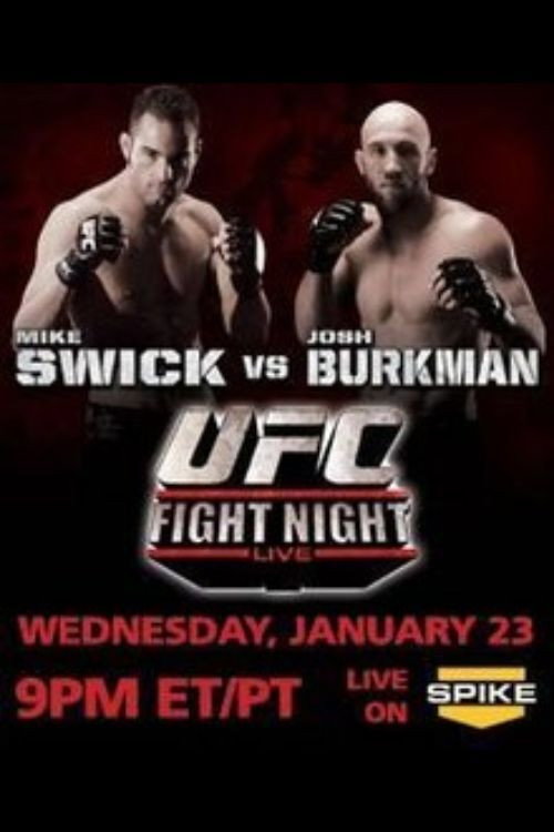 UFC Fight Night 12: Swick vs. Burkman official trailer poster