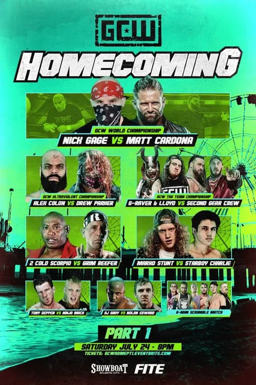 GCW Homecoming Part I official trailer poster