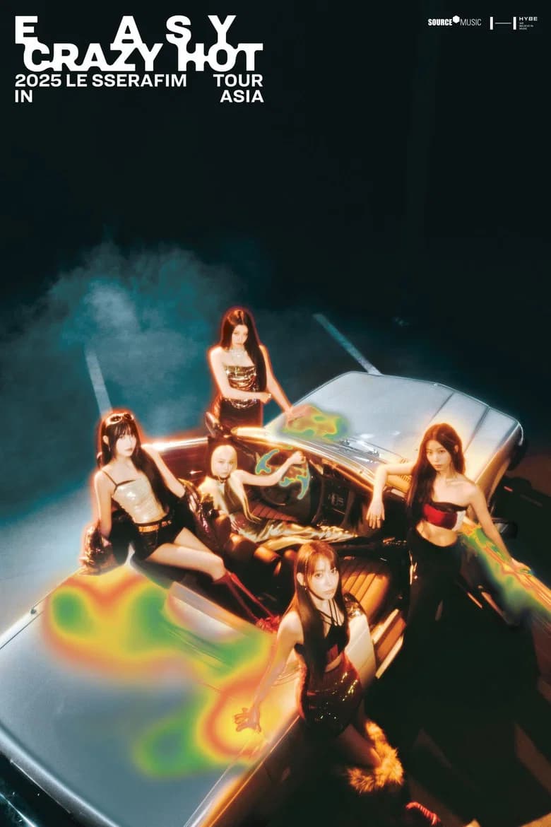 LE SSERAFIM 'Easy Crazy Hot' Tour in Incheon background